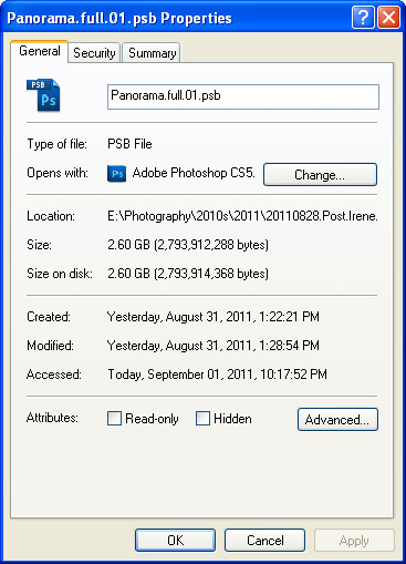 File Properties - PSB File Properties - PSB