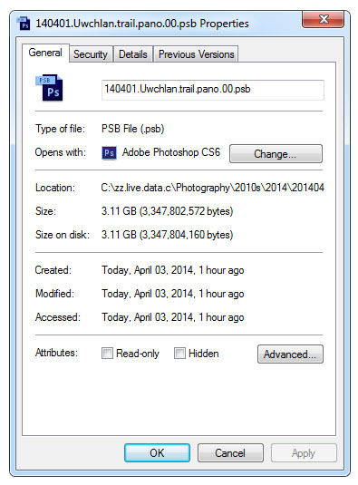 Main Adobe PSB file w/o Flatten
