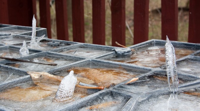 Inverted Icicles – Ice Spikes